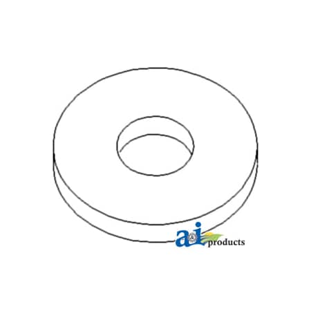 A & I Products Washer, Rubber, Hood 3" x5" x1" A-536653R1